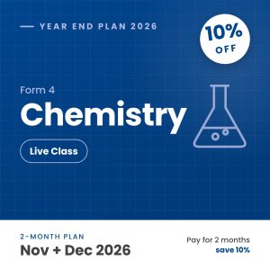 Form 4 form 4 year end plan live class chemistry